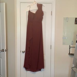 David’s bridal wine colored dress